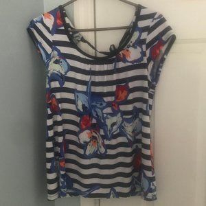 | Cynthia Rowley | Make an Offer | Blue & White Floral top
